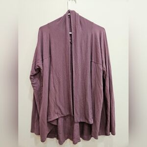Athleta long cardigan sweaters purple size XL